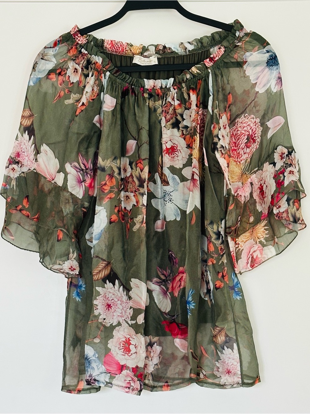 Italian Silk Blouse (Size S)